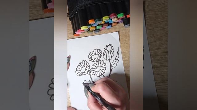 #какрисовать #цветоводство #цветы #ромашки #урокирисования смотреть онлайн
