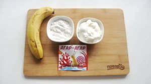 Желе из сметаны с агар агаром