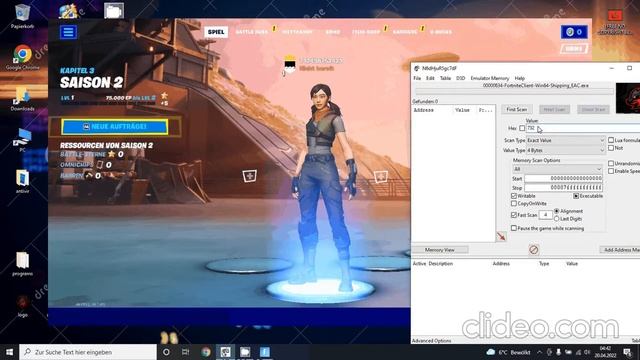 Fortnite Bypass EazyAntiCheat/Battleye + CheatEngine! 04.2022