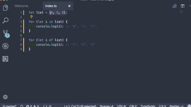 WEB 071 TypeScript Iterators смотреть онлайн