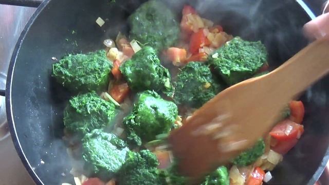 Филе форели под сливочным шпинатом. Очень нежная и вкусная рыбка! смотреть онлайн