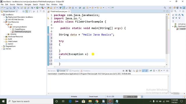 How to Write data into file using java @JavaBasicsjavabasics смотреть онлайн