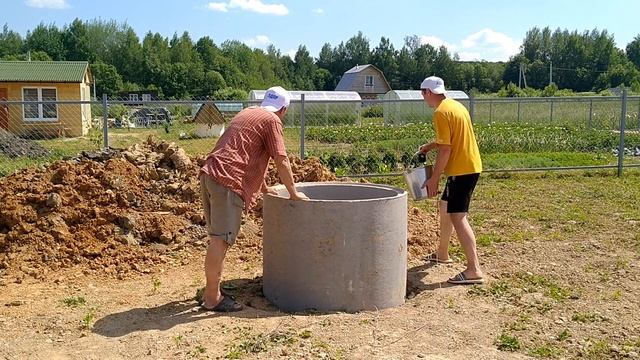 Копка колодца и откачка воды смотреть онлайн