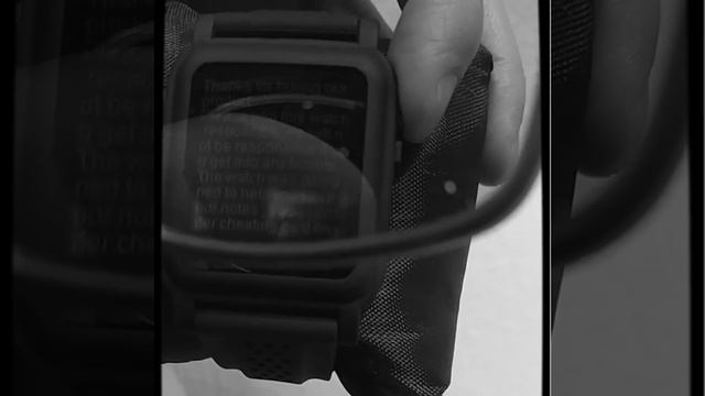 Часы-шпаргалка для экзаменов с невидимым экраном, смотреть в очках смотреть онлайн