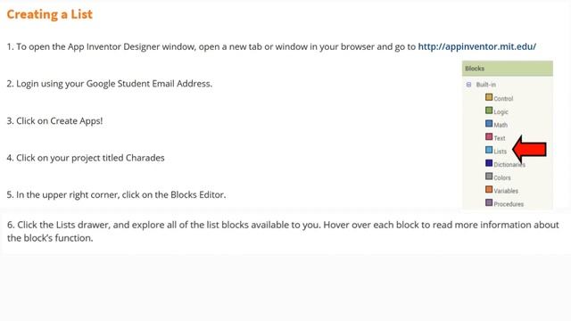 Activity 2.3 - Playing with Lists (Creating a List) смотреть онлайн