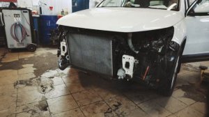 Как чистить радиатор VW Tiguan