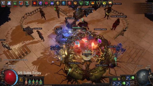 Path Of Exile Best Alch And GO Maps Atlas Passive Skill Tree In 3.18 Sentinel League - 1017