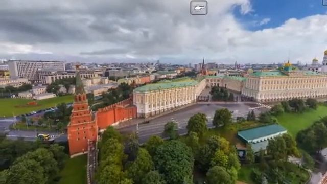 Круговая панорама Кремля и Москвы с Водовзводной башни смотреть онлайн