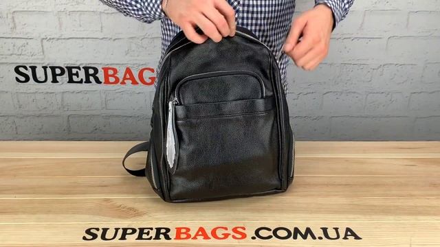 Обзор на качественный кожаный рюкзак от Tiding bag (43579) смотреть онлайн