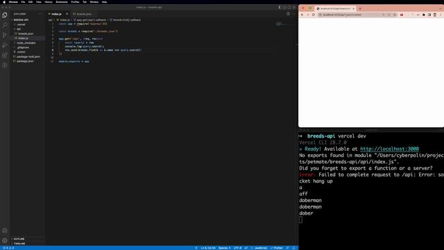 Crea un Rest API con express.js en vercel. Gratis! смотреть онлайн