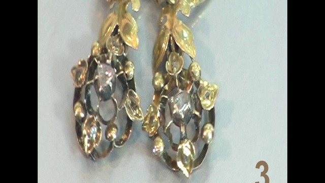 Антикварные ювелирные украшения СЕРЬГИ