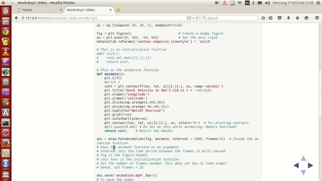 Scientific Programming Using Python : 020 : Recording Animation/Making Video смотреть онлайн