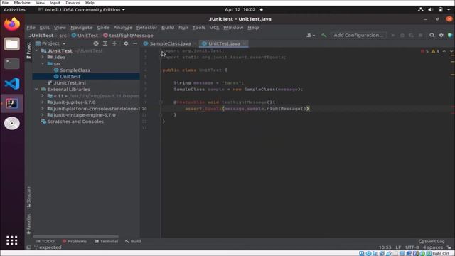 JUnit 5 Sample Class and Test смотреть онлайн