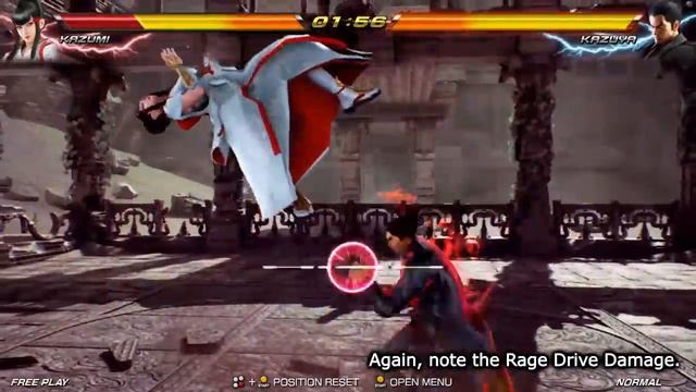 Kazuya's Arcade Version Rage Drive Was Super OP