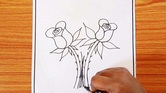 How to draw Rose Flowers // Twin Rose // Relaxing Art // Step by step Drawing // Easy Flower Draw смотреть онлайн