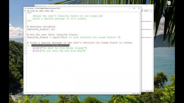 Python if statements and relational operators  Problem Solving w/Python Ch 3 Lecture 1