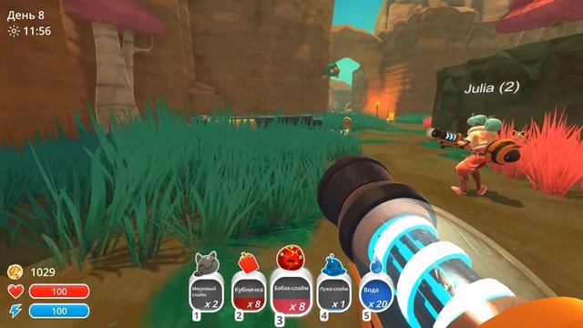Slime Rancher НА ДВОИХ #4 - ПРОКАЧАЛИ ФЕРМУ, ЕЩЕ ОДИН БОСС СЛАЙМ смотреть онлайн