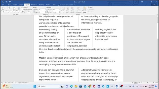 Episode#04 ms_word Create more columns #excel #word #PowerPoint #Photoshop #media смотреть онлайн