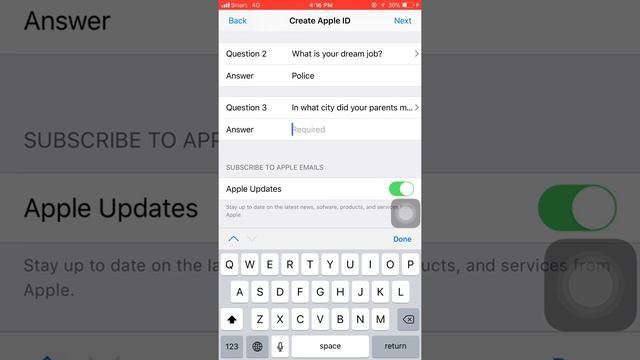 How to create gmail & Apple ID on iPhone смотреть онлайн