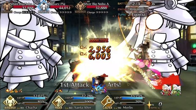 [Fate/Grand Order] Investigation: Reverse Shinjuku (Avenger & Berserker Node) 3 Turn Farm смотреть онлайн