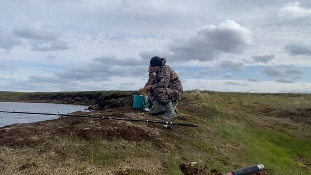 Рыбалка на безымянном озере. Окунь на поплавочную удочку. смотреть онлайн