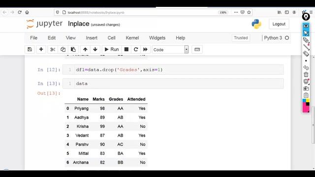 27. inplace Parameter In Pandas | Python Pandas Tutorials (2020) смотреть онлайн