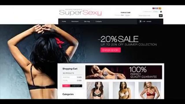 Preview Lingerie Goods TMT Fashion - PrestaShop смотреть онлайн