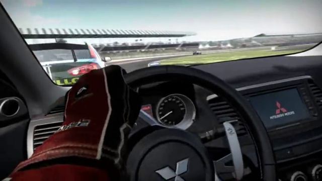 Need For Speed Shift Mitsubishi Lancer Evo X Silverstone National Circuit on HD4830 смотреть онлайн