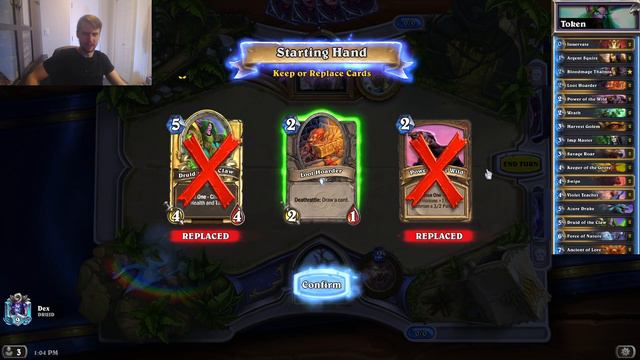 Hearthstone: Classic Token Druid! смотреть онлайн