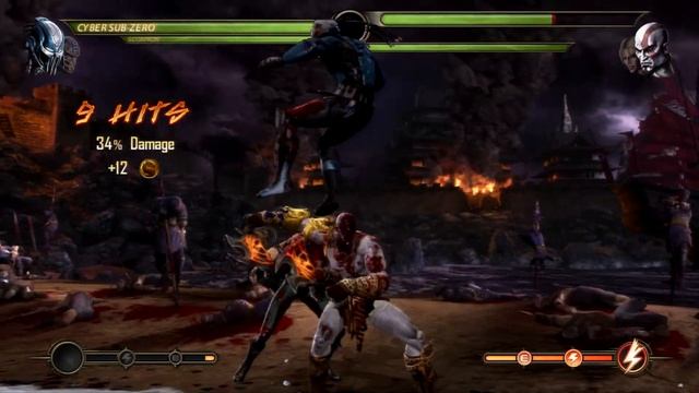 Mortal Kombat 9 - Expert Tag Ladder (Cyber Sub-Zero/3 Rounds/No Losses) смотреть онлайн