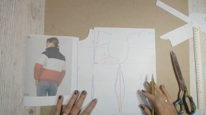 Очень простая выкройка куртки.Делается на 5 минут.Уроки Моделирования.Как шить воротник стойка.