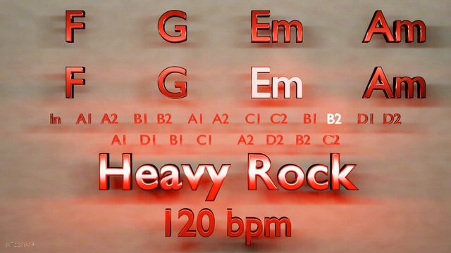 Backing Track in A Minor - Am(b9) x4; F G Em Am - Heavy Rock - 120 bpm смотреть онлайн