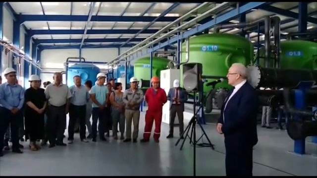 Обновленное оборудование опреснительного завода "Каспий" обеспечит водой три района смотреть онлайн