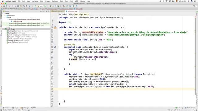 Como usar Encriptación AES en Android Studio смотреть онлайн
