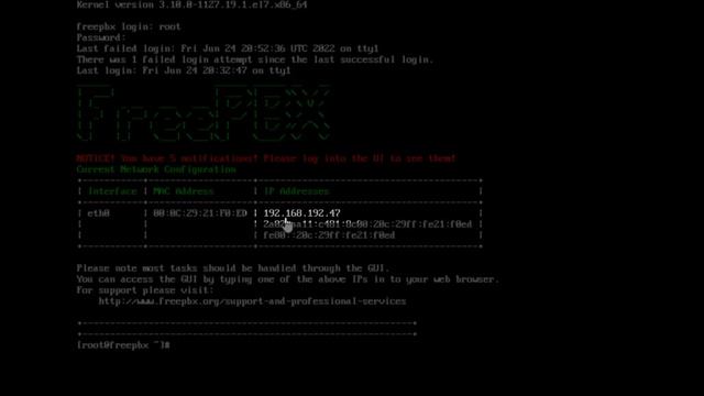 FreePBX reset root and admin Password смотреть онлайн