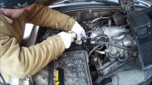 Mitsubushi pajero 3.  Снятие катушки, замена свечи зажигания, 3,5 литра, GDI.