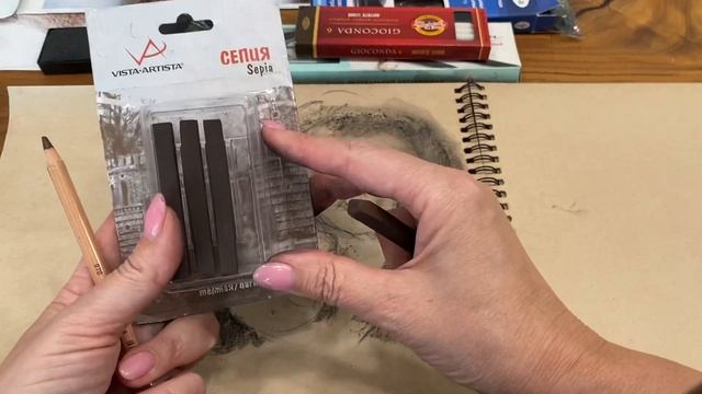 Как рисовать графическими материалами: уголь, сепия, сангина смотреть онлайн