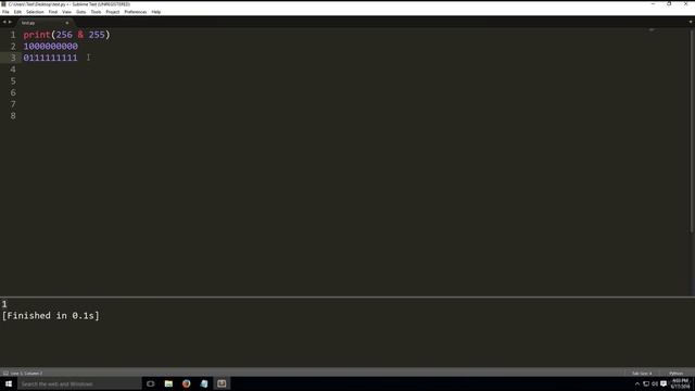 Binary Number Manipulation in python смотреть онлайн