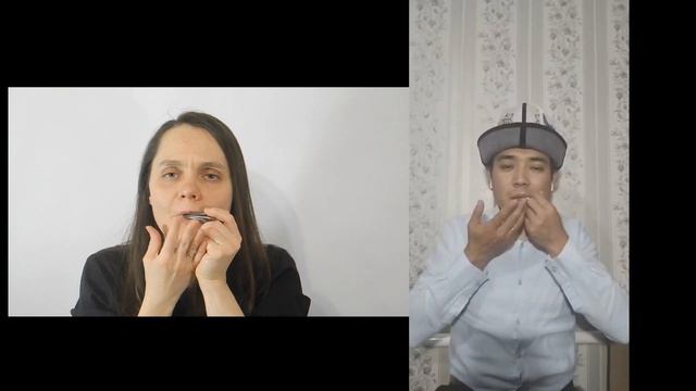 Кыргызстан-Россия - совместная игра на варганах смотреть онлайн
