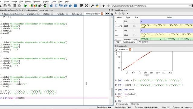 Python 3 Basics # 6.2 | Implement Matplotlib with Numpy | Python for Beginners смотреть онлайн