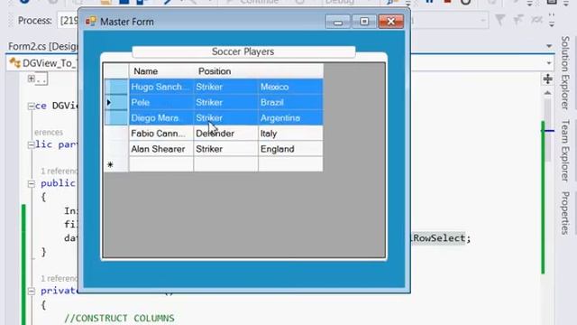 C# DataGridView - Master Detail With Text смотреть онлайн