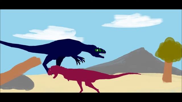 PDW   Allosaurus Fragilis Vs Carnotaurus Sastrei