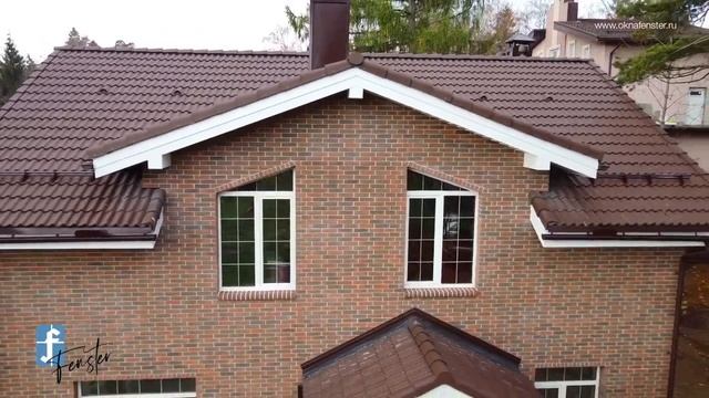 Остекление загородного дома. Окна со шпросами из ПВХ профиля IVAPER 70 смотреть онлайн