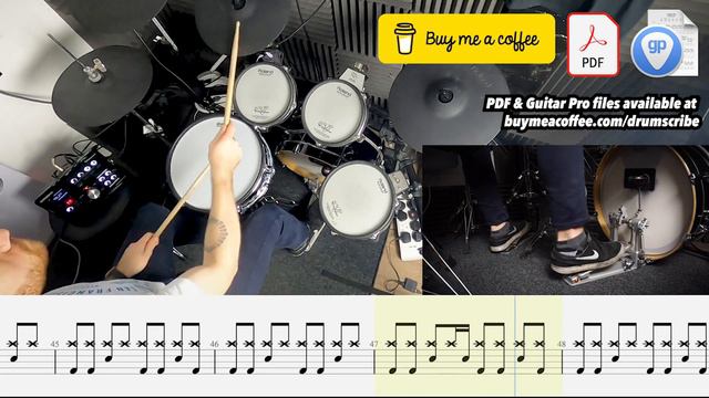 Boulevard of Broken Dreams - Green Day | Drum SCORE Sheet Play-Along | DRUMSCRIBE смотреть онлайн