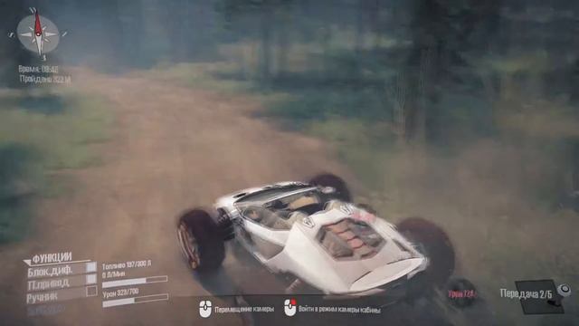Рубрика странные моды Spintires Mudrunner- Lamborghini Huracán смотреть онлайн
