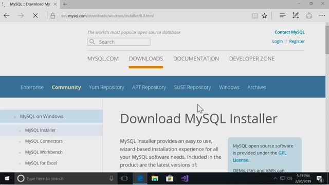 Installing MySQL on Windows смотреть онлайн