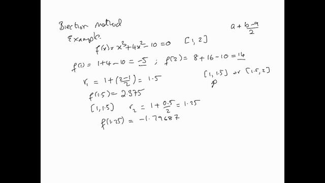Bisection method - an example смотреть онлайн