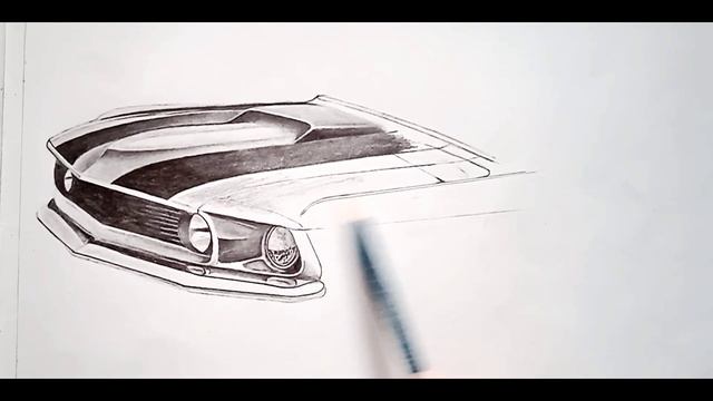 Ford Mustang Drawing || Mustang 1969 || Mustang Drawing || Easy Drawing смотреть онлайн