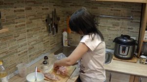 Куриное филе в яйце БРИЗОЛЬ простой рецепт за 5 минут