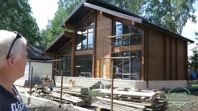 Дом из клееного кедра п. Солнечный смотреть онлайн